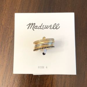 New Madewell Stackng Rings